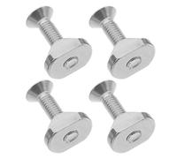 UPKOCH 4 Ensembles Surf Paddle Board Fin Screws Stainless Steel Corrosion-Resistant Hydrodynamic Surfboard Accessories for Smooth Fast Attachment