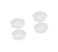 UPKOCH 4 pièces Bol de Nourriture Céramique pour Hamsters et Chinchillas Morsure et Renversement Petit Accessoire Indispensable pour Animaux de Compagnie Lot