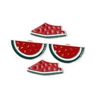 UPKOCH 4 pièces Broches Émail Pastèque Pins Fruit Couleur Vive Badges Revers pour Sacs et Chapeaux Accessoires Mode été Féminins