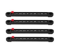 UPKOCH 4 pièces Compteur de Score Football Tabletop Plastique Curseur Facile à Lire Accessoire Portable pour Jeu Foot Table Garçon Fille