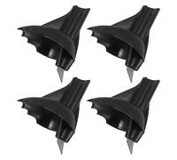 UPKOCH 4 Pièces Embouts de Bâtons de Randonnée en Tungstène, Pointe Antidérapante Résistante, Corps en Nylon Solide, Adaptés pour Terrain Dur et Glace