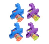 UPKOCH 4 Pièces Fly Disk Launcher Set for Interactive Soft Foam Disc Shooter Toy for Outdoor Bonding and Safe Physical Activity