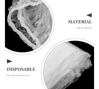 UPKOCH 4 Pièces Housses Moto Jetables Transparentes Protection Étanche Pluie et Poussière pour Usage Intérieur et Extérieur Couverture Légère et Résistante