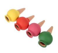 UPKOCH 4 pièces Kit de Arrosage Automatique Céramique pour Plantes Pot Système Irrigation Lent Dispositif et Portable pour Jardin Intérieur et Extérieur