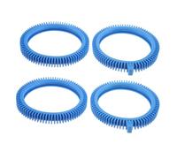 UPKOCH 4 Pièces Kit de Pneus PVC pour Nettoyeur Automatique de Piscine Roues Avant et Arrière pour Robot Nettoyeur Amélioration Traction et Stabilité pour Nettoyage