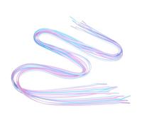 UPKOCH 4 pièces Lacets Colorés pour Baskets Lacets Plats Résistants et Pratiques Élastiques pour Chaussures Casual Accessoires et Durables