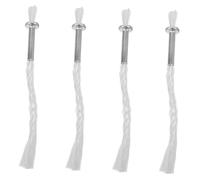 UPKOCH 4 Pièces Mèches de Rechange pour Lampe à Huile en Coton Porte-mèche en Fer, pour Bar et Comptoir, Mèche Solide pour Lampe à Pétrole