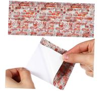 UPKOCH 4 pièces Miniature Tiles for Crafts Dollhouse PVC Ornaments High Simulation Tiny House Decorations for Bedroom Living Room Kitchen Bathroom