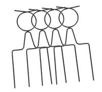UPKOCH 4 Pièces Piquets de Guide de Tuyau de Jardin Supports Robustes pour Tuyaux Arrosage Protection de Pelouse et Massif Floral Organisateur de Tuyau Extérieur