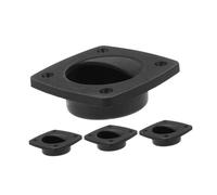 UPKOCH 4 pièces Poignée de Trappe Affleurante Bateau Nylon Loquet Encastré Polyvalent pour Yacht et Camping-Car Accès Facile Aux Trappes et Compartiments Marins