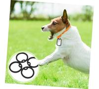 UPKOCH 4 pièces pour Plaques Identité Chien Silicone Epais Lot de Du Bruit et Protection des Bords pour Étiquettes Métalliques Militaires