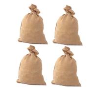 UPKOCH 4 pièces Sacs Toile de Jute Réutilisables Lot de Résistants pour Pommes de Terre Stockage Agricole Transport et Protection Inondations Sacs Traditionnels Multifonctions pour Usage