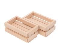 UPKOCH 4 Pièces Scale Decorative Dollhouse Baskets Chic Design for Indoor Outdoor Use Organize Small Items for Fairy Garden Decor