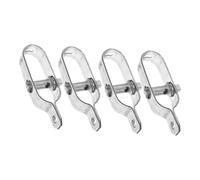 UPKOCH 4 pièces Tendeur Fil Acier pour Clôture Électrique et Serre Outil Robuste pour Tension Fil Galvanisé Maintien Stable pour Culture de Raisins et Jardin Agricole