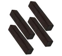 UPKOCH 4 pièces Wooden Calligraphy Paperweight Set Smooth Polished Chinese Brush Holder For Drawing And Writing Practice Home Decoration Paper Weight Tool
