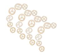 UPKOCH 40 pièces Lot de Jouets à Mâcher Naturels Loofah pour Hamsters Cochons Tranches de Luffa Soin Dentaire et Divertissement Interactif pour Petits Animaux