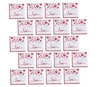 UPKOCH 40 Pièces Serviette Imprimée Holiday Napkins Fournitures De Fête De La Saint Valentin Joyeux Saint-valentin Napkins Fournitures De Fête De La Saint-valentin Blanche Papier