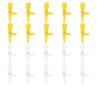 UPKOCH 40 Pièces Vanne de Contrôle Aquarium Valve D’aération pour Aquarium Réglage Précis du Débit D’air Plastique 4mm pour Pompe à Air D’Aquarium et Bac à Poissons