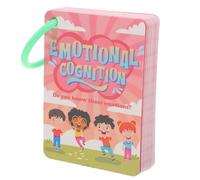 UPKOCH 45Pièces Cartes Émotionnelles Éducatives Flashcards de Reconnaissance Émotionnelle pour Développement Précoce Stimule Intelligence Émotionnelle Compétences Cognitives