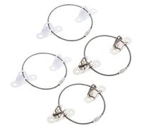 UPKOCH 4ensembles Système Ancrage pour Meubles Fixations Anti-vibrations Sécurité Garçon Fille Connecteur Mural Sangles de Sécurité Réglables