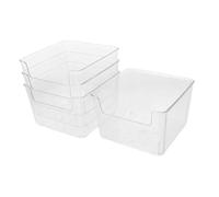 UPKOCH 4pièces Lot de Bacs De Bain Carrés pour Hamsters Bac à Sable Transparent pour Petits Animaux pour Bain De Sable Salle De Douche