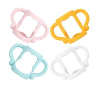 UPKOCH 4pièces Poignées Pour Biberons Protège-biberon Accessoires Pratiques Pour Allaitement Et Apprentissage Autonome Couleurs