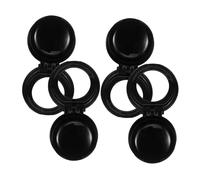 UPKOCH 4pièces Set de Protections de Sécurité pour Cuisinières à Gaz Cache-boutons pour Garçon Fille Protection Transparente pour Plaque de Cuisson et Four