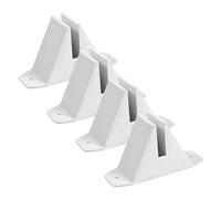 UPKOCH 4pièces Support De Clôture De Jardin Plastique Base De Clôture Anti-basculement De Clôture Fournitures Kit pour Petite