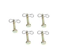 UPKOCH 5 Ensembles Coffret Goupilles Cisaillement et Goupilles Fendues Robustes Compatibles pour Souffleur à Neige Protection Engrenage Hivernale