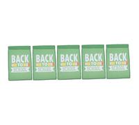 UPKOCH 5 ensembles Drapeau De Jardin Bannière De Jardin Premier Jour D'École Décoration De Jardin Bleue Bannière De Bienvenue À L'École Fête De Maternelle Décoration 2 pièces * 5