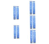 UPKOCH 5 Paires Couteau De Porte De Coupe Faux Décoration Depuis Bannière De Bienvenue à La Maison Faire La Fête Festival Signe Suspendu De 'hanoucca Bannières Bleu Plastique