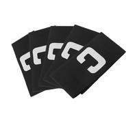 UPKOCH 5 pièces Brassards Capitaine Football Élastiques Lot pour Adultes et Jeunes Accessoires Sportifs Réglables pour Afficher Esprit Équipe