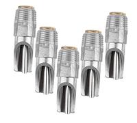 UPKOCH 5 pièces Goulottes à Eau Automatiques pour Cochons Accessoires Animaux Nozzles Acier Inoxydable Eau et Facile à Nettoyer