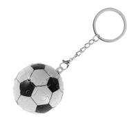UPKOCH 5 Pièces porte-clés casse-tête avec porte-clés mignon sportif pendaison nom porte-clés ballon de foot porte-clés de sport clés de trousseau de puzzle porte-clés ornements Plastique
