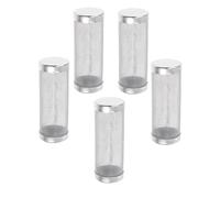 UPKOCH 5 Pièces Protection Maille INOX pour Aquarium Couvercle Préfiltre Cylindre Filet pour Crevettes et Poissons Sécurité et Filtration