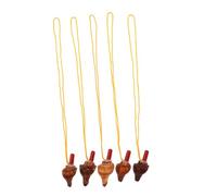 UPKOCH 5 pièces Sifflets Naturels Coquillage de Conque avec Lanière Sifflets Appel pour Accessoires de Fête et Communication Urgence Authentique Marin Compact