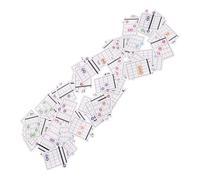 UPKOCH 57 Cartes d'Accords pour Guitare Guide d'Accords Portable pour Débutants Affiche Musicale Simplifiée Diagrammes Clairs Format Compact pour Apprentissage Mobile et Répétitions