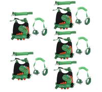 UPKOCH 5ensembles Antiperte Pour Garçon Fille Avec Laisse Poignet Modèle Dinosaure Sangle De Sécurité Pour Confortable Et Respirant Prévention Perte Pour Tout-petits