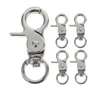 UPKOCH 5pièces pour Porte De Cage à Oiseaux Pince Loquet à Ressort Clips Métalliques Fermoir pour Cage à Perroquet Service Nourriture Remplacement
