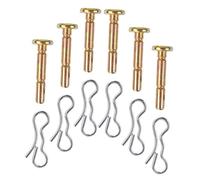 UPKOCH 6 Ensembles Kit de Goupilles de Cisaillement pour Souffleuses à Accessoires de Remplacement Pratiques pour Déneigement Installation Facile Sécurisée