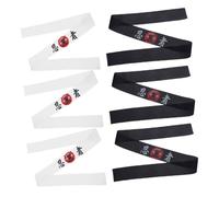 UPKOCH 6 pièces Bandeau Ninja de Bandana Chef Imprimé Traditionnel Accessoires de Cuisine et Arts Martiaux Durable et Confortable
