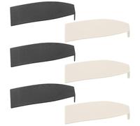 UPKOCH 6 pièces Bass Bow Tips Plastique pour Réparation et Accessoires Garnitures de Cordes pour Arche de Contrebasse Noirs Blancs de Rechange Durables pour Luthiers