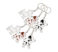 UPKOCH 6 pièces Boîte de Souvenir pour Poils Danimaux Capsule Mémoire Transparentes Forme de Chiot Boîte de Rangement Poussière pour Poils de Chien Porte Clés Charm Pet Hair Keepsake