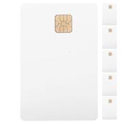 UPKOCH 6 Pièces Cartes D'identité Blanches en Pvc Résistantes pour Système de Contrôle D'accès Transmission Sécurisée des Données, Adaptées aux Conducteurs de Poids Lourds