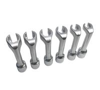 UPKOCH 6 Pièces n L pour Injecteur en Acier 1/2 12 à 19 MM | Ouverture à Fourche, Prise Améliorée, Usage Atelier et Boîte à Outils, pour Écrous D'injecteurs