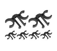 UPKOCH 6 pièces Clip Connecteur Double pour Bâtons de Randonnée Lot de Clips Robustes pour Trekking Fixation Rapide et Compatible pour Randonnée Trekking et Camping