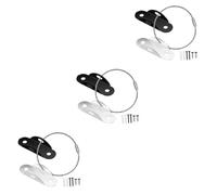 UPKOCH 6 Pièces Dispositif antichute sécurité enfant bébé à l'épreuve ancres épreuvage porte coin safety sécurité bebe sangles d'armoire meuble fixé au mur acier laminé à froid