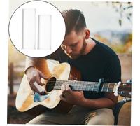 UPKOCH 6 Pièces Guitar Finger Slider Glass Slide Rings For Acoustic And Electric Guitar Transparent Finger Protectors For Blues Country Jazz Music