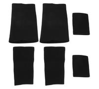 UPKOCH 6 Pièces Set de Protège-genoux Coudières et Protège-poignets Garçon Fille Manchons de Protection Sportive Respirants pour Football Volley-ball Basket et Danse Confortables et