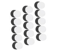 UPKOCH 60 pièces Pièces de Jeu Échecs Rondes Noires et Blanches Accessoires de Jeu de Société Pièces de Remplacement et Dames Légères et Durables pour Familles et Amis